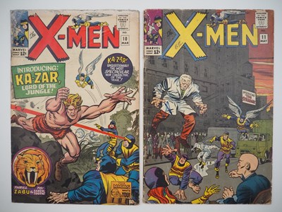 Lot 498 - X-MEN #10 & 11 (2 in Lot) - (1965 - MARVEL ) -...