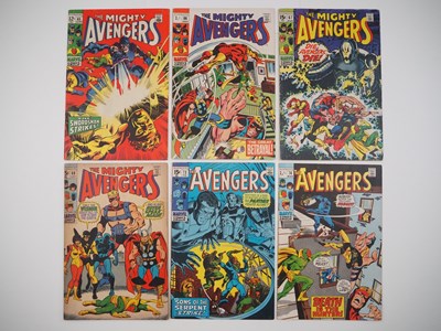 Lot 501 - AVENGERS #65, 66, 67, 68, 73, 74 (6 in Lot) -...