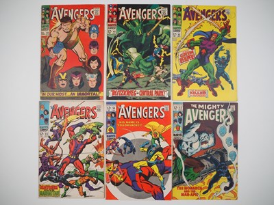 Lot 502 - AVENGERS #38, 45, 52, 55, 59, 62 (6 in Lot) -...