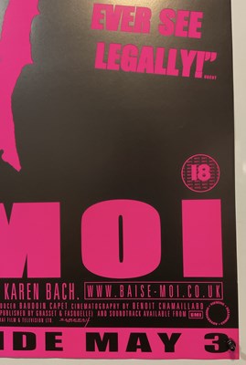 Lot 246 - BAISE-MOI (2000) UK quad film poster from the...
