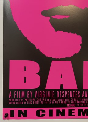 Lot 246 - BAISE-MOI (2000) UK quad film poster from the...