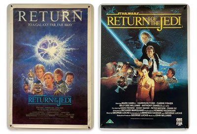 Lot 306 - RETURN OF THE JEDI (1983) US one sheet '85...