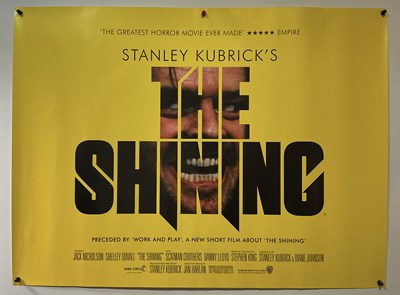 Lot 348 - THE SHINING (1980) UK quad film poster for the...