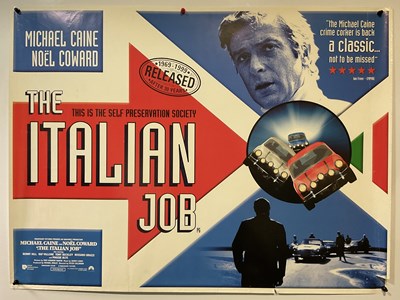Lot 63 - THE ITALIAN JOB (1969) UK quad 1999, 30th...