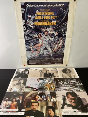 Lot 219 - MOONRAKER (1979) A full set of 8 English front...