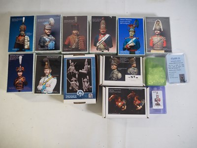 Lot 233 - A group of resin military figure kits mostly...