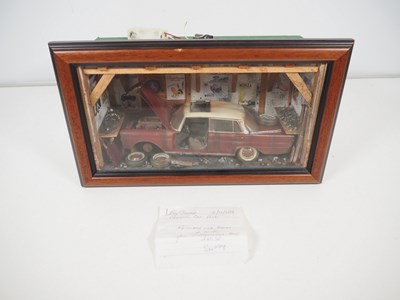 Lot 439 - A framed diorama by CLASSIC CAR ART of a...