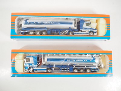Lot 478 - TEKNO - A pair of 1:50 scale diecast lorries...