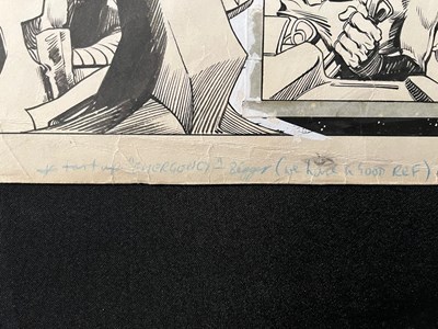 Lot 88 - 2000 AD PROG #1 ORIGINAL DAN DARE CENTRESPREAD...