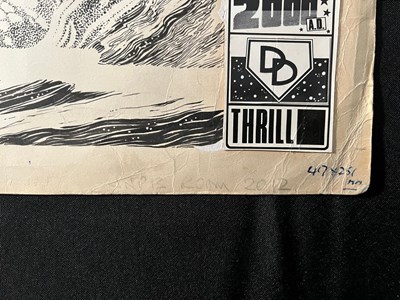 Lot 88 - 2000 AD PROG #1 ORIGINAL DAN DARE CENTRESPREAD...
