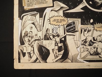 Lot 88 - 2000 AD PROG #1 ORIGINAL DAN DARE CENTRESPREAD...