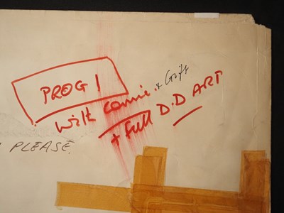 Lot 88 - 2000 AD PROG #1 ORIGINAL DAN DARE CENTRESPREAD...