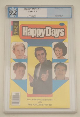 Lot 168 - HAPPY DAYS #1 (1979 - GOLD KEY) - GRADED 9.2...