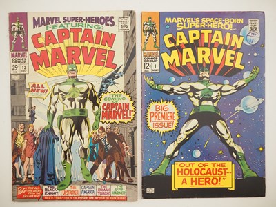 Lot 292 - MARVEL SUPER-HEROES #12 + CAPTAIN MARVEL #1 (2...