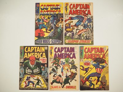 Lot 344 - CAPTAIN AMERICA #101 to 105 (5 in Lot) - (1968...