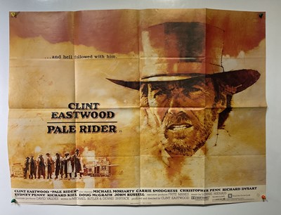 Lot 259 - PALE RIDER (1985) UK Quad film poster for the...