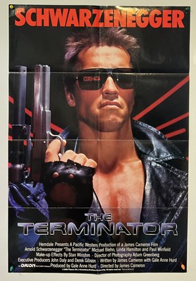 Lot 444 - THE TERMINATOR (1984) US one sheet film poster,...