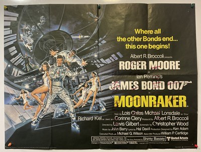 Lot 220 - JAMES BOND@ MOONRAKER (1979) UK quad film...