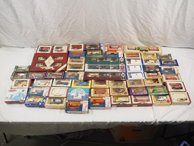 Lot 433 - A large crate of boxed diecast vehicles mainly...