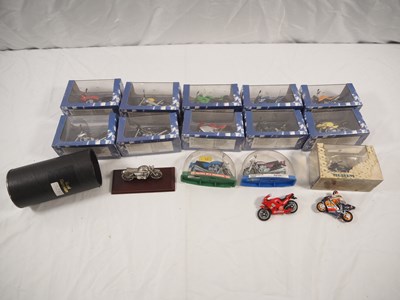 Lot 436 - A group of diecast motorcycles by POLISTIL,...