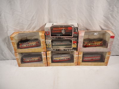 Lot 493 - CORGI OOC - 1:76 scale diecast trams,...