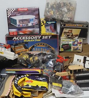 Lot 506 - A large quantity of slot car track and...