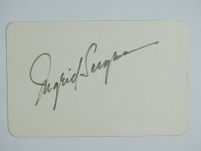 Lot 140 - A Swedish actress who starred in a variety of...