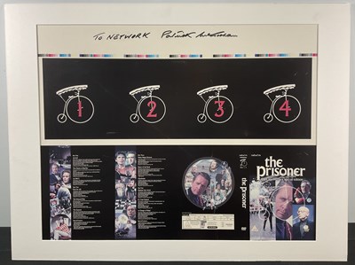 Lot 511 - A printers proof a DVD sleeve for THE PRISONER...