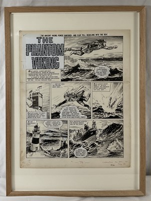 Lot 362 - Original comic book art for THE PHANTOM VIKING...