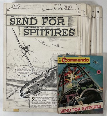 Lot 59 - A full set of original comic book art for each...