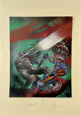 Lot 364 - Original comic book cover art for ABC WARRIORS...