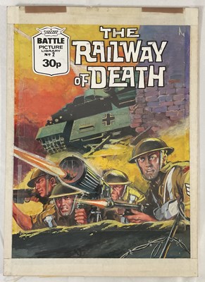 Lot 60 - Original cover art for BATTLE PICTURE LIBRARY...