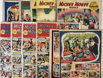 Lot 74 - MICKEY MOUSE WEEKLY, Walt Disney British comic...