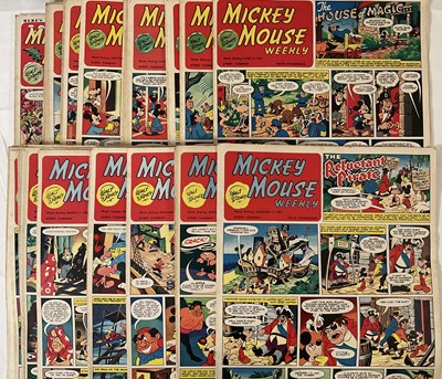 Lot 75 - MICKEY MOUSE WEEKLY, Walt Disney British comic...