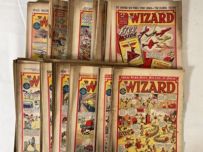 Lot 283 - A collection of c.70 WIZARD 1950s British...