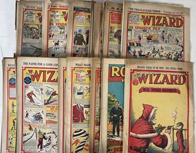 Lot 313 - A collection of c.70 WIZARD 1950s British...