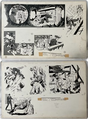 Lot 20 - BATMAN - A MYSTERY - A pair of original art...