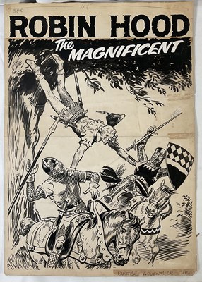 Lot 372 - Original comic book art for BUSTER ADVENTURE...