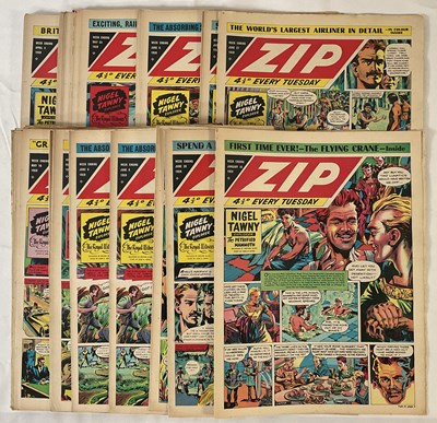 Lot 195 - A collection of c.60 ZIP! British comic books...