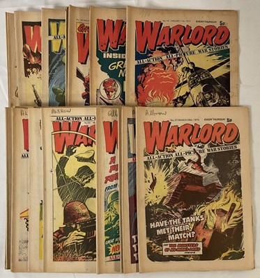 Lot 125 - WARLORD (1975) British comic books issues...