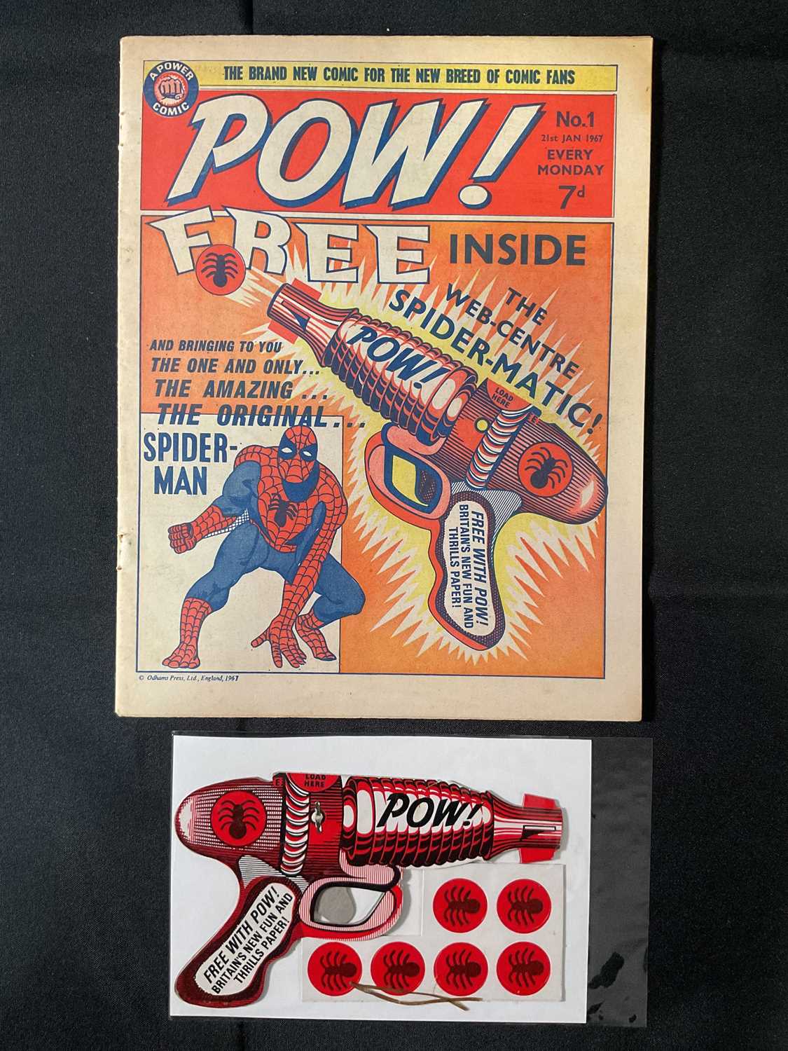 Lot 58 - POW! #1 (Jan 21st 1967, Oldhams Press' Power...