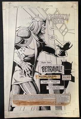 Lot 41 - CAMELOT 3000 vol.2 #7 page 1, DC Comics (1983)...