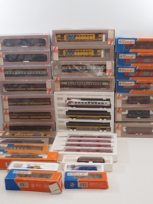 Lot 35 - HO Gauge mixed European outline boxed rolling...