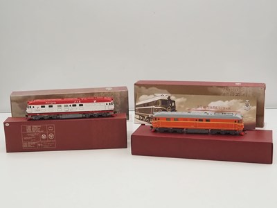 Lot 38 - BACHMANN HO gauge pair Chinese Outline diesel...