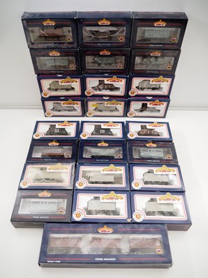 Lot 174 - BACHMANN OO gauge mixed wagons to include a...
