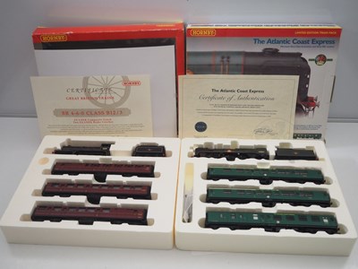 Lot 225 - HORNBY OO gauge pair of train packs comprising...