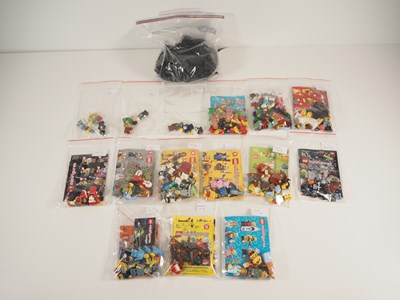 Lot 291 - LEGO: Minifigures Series - A large group of...