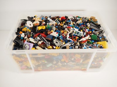 Lot 296 - LEGO: Unboxed 'brick n mix' assorted sizes and...