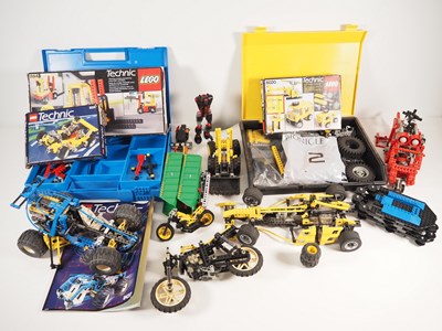 Lot 317 - LEGO: TECHNIC - A large box of Technic related...