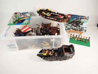 Lot 322 - LEGO: PIRATE - A large group of PIRATE related...